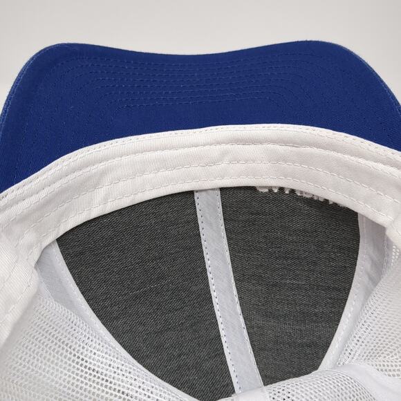 Camping World Snapback Trucker Hat Blue One Size Embroidered Outdoor - Picture 8 of 8